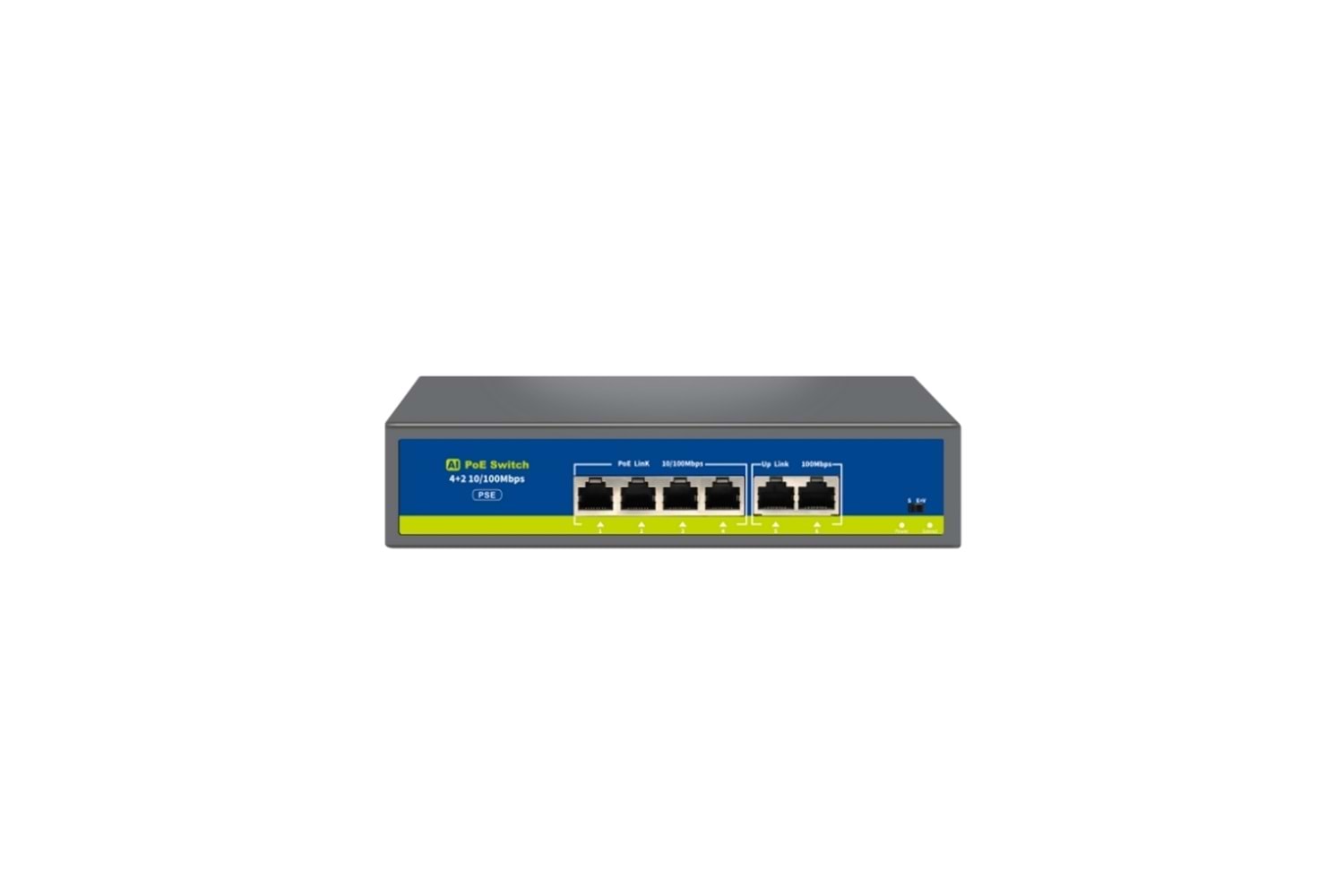 NV 4+2 Uplink Megabit Poe Switch