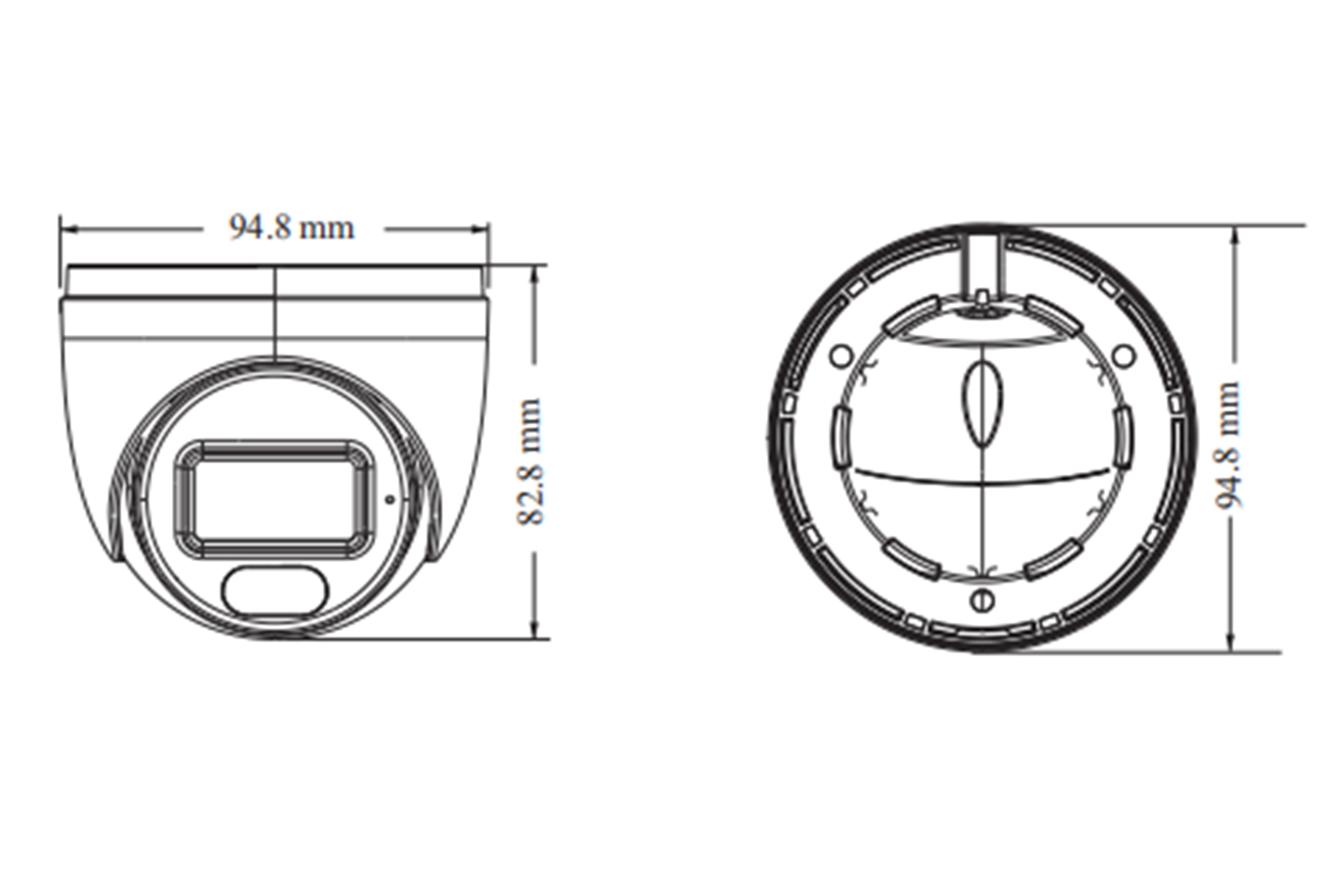 Idex Pro ID-9520S4L-D 2MP Dual Light Dahili Sesli Ip Dome Kamera