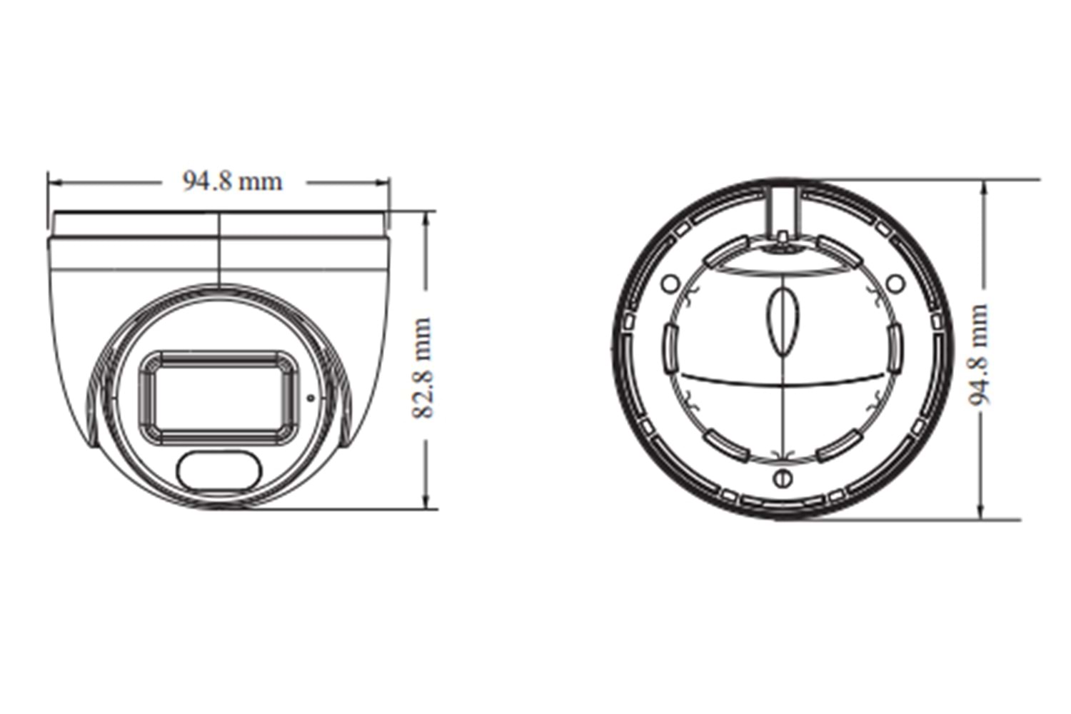 Idex Pro ID-9520S4L-D 2MP Dual Light Dahili Sesli Ip Dome Kamera