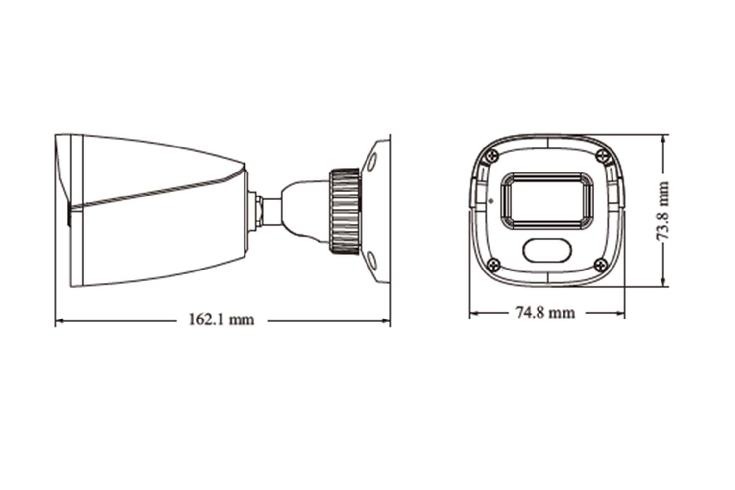 Idex Pro ID-9421S4L-C 2MP 2,8MM Full Color Dahili Sesli Ip Bullet Kamera