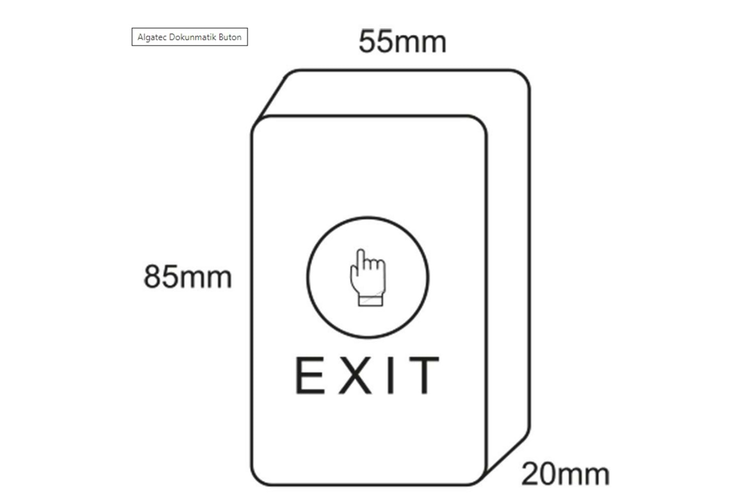 NC-NT01P No-Touch Buton
