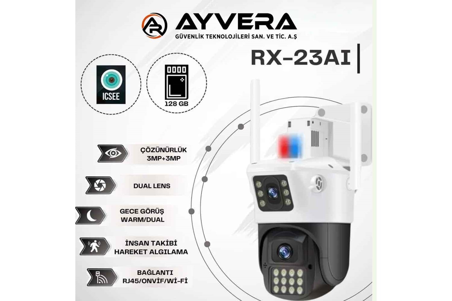 Radex RX-23AI Ptz Dome Kamera