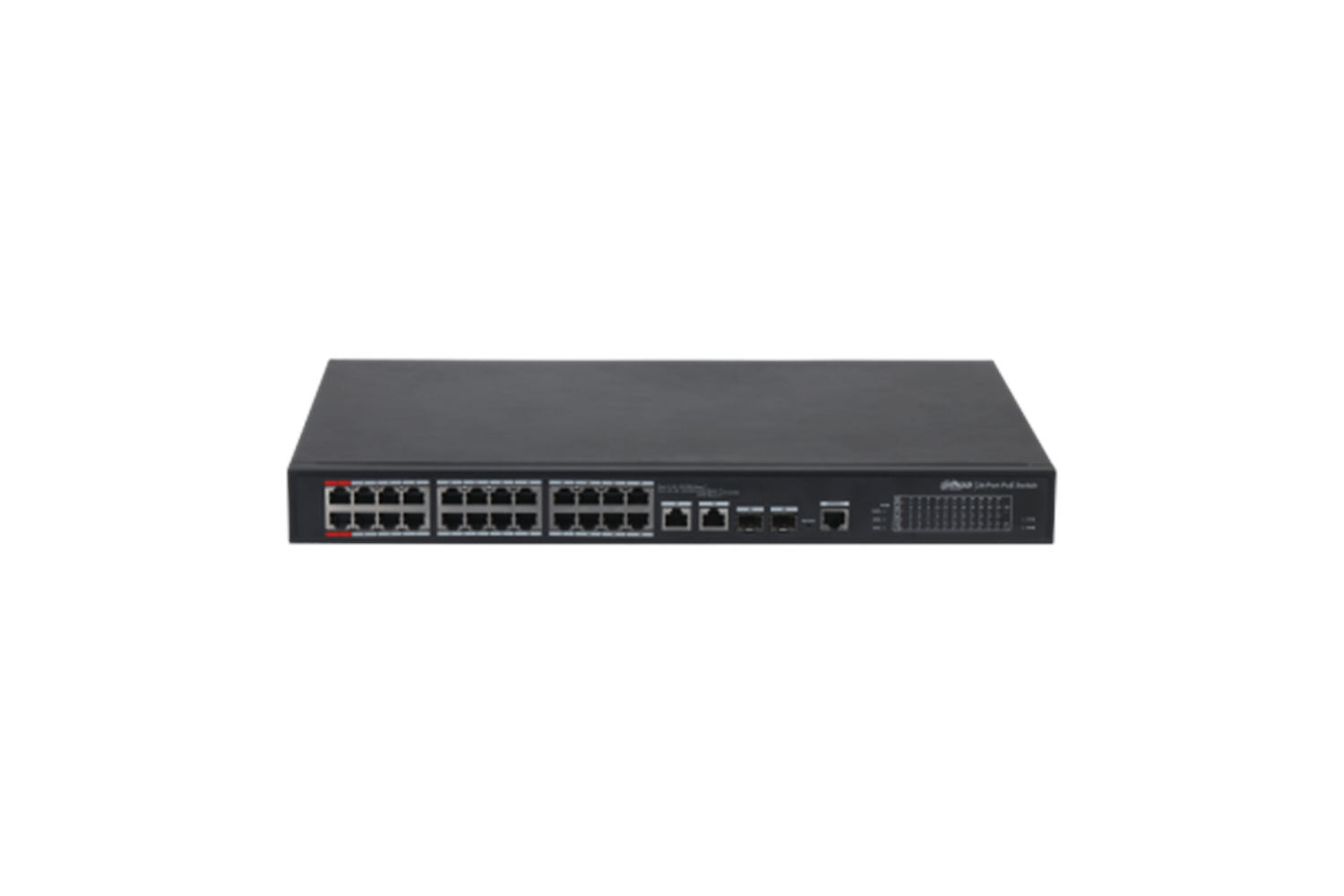 Dahua PFS4226-24ET-240 24-port 100 Mbps + 2-port Gigabit Yönetilebilir PoE Switch