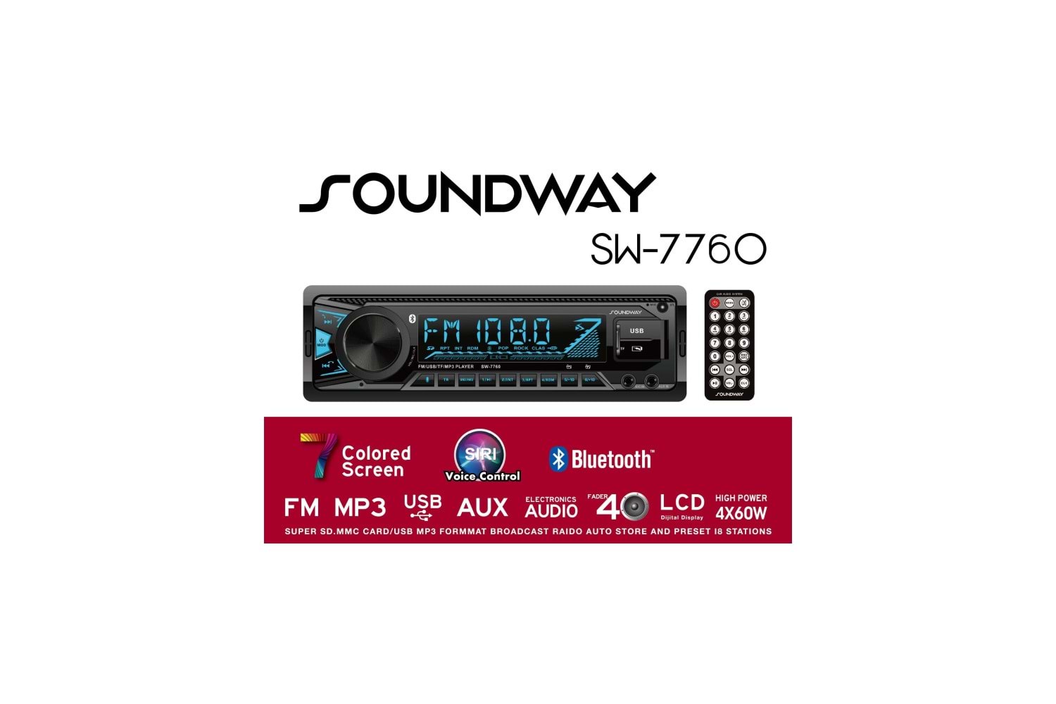 Soundway SW-7760 Oto Teyp