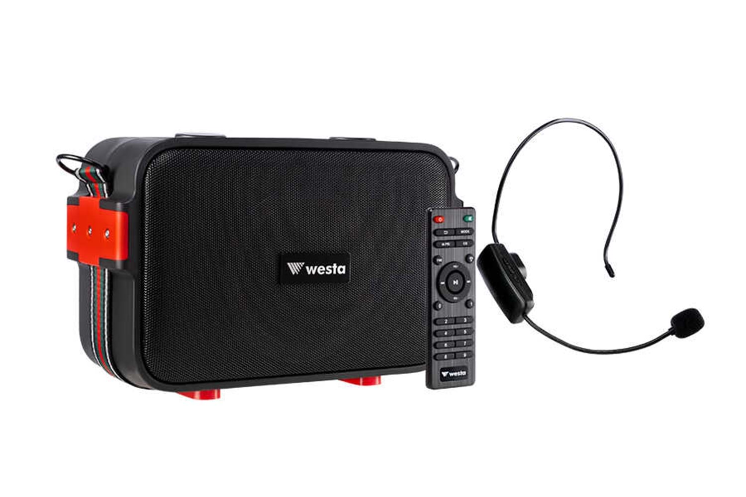 Westa WAP-500T +1 Headset Mic. Taşınabilir Ses Sistemi
