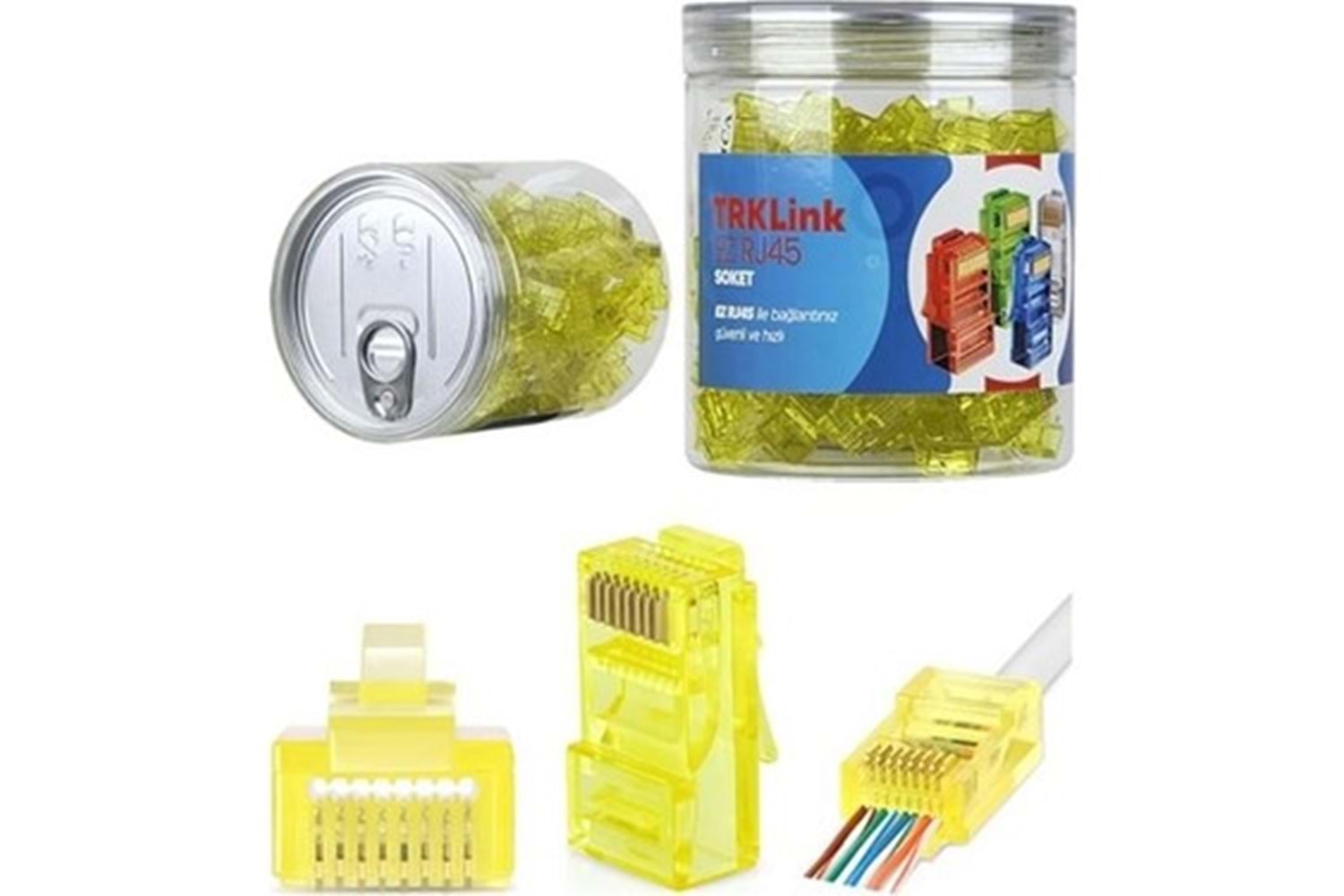 RJ45 Konnektör Renkli