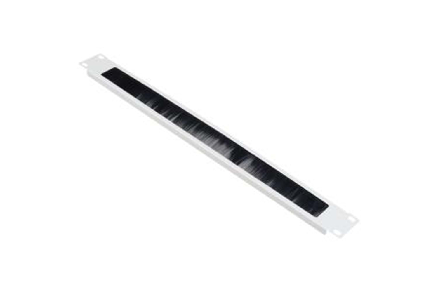 1U 19” Patch Cord Girişi İçin Fırçalı Organizer