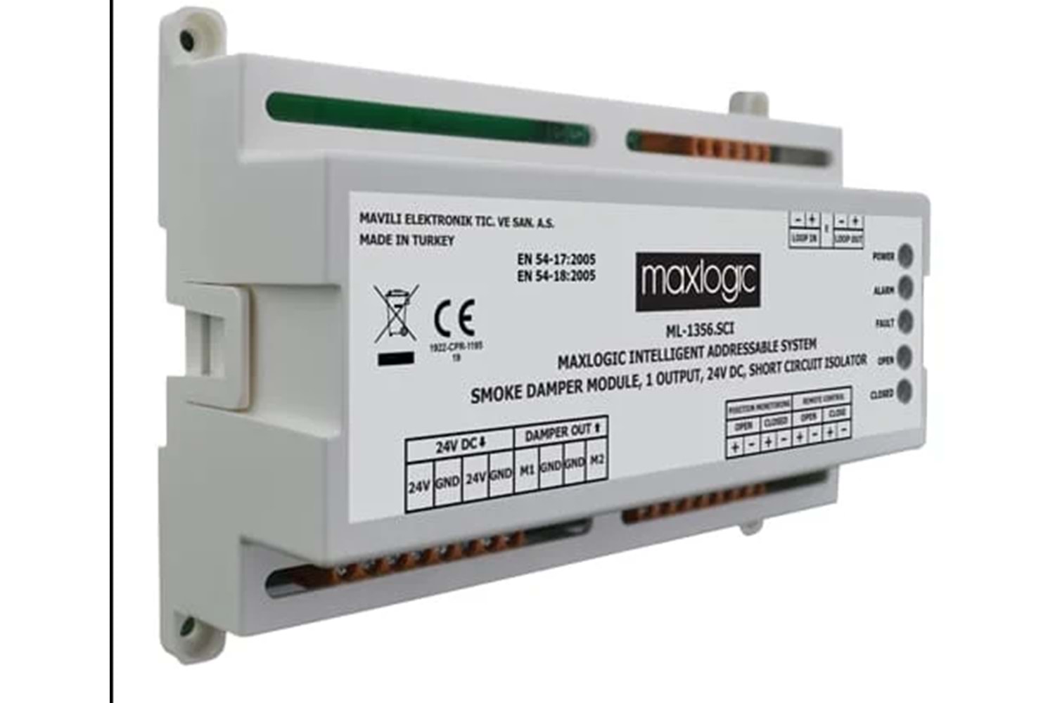 Maxlogic ML-1361 Akıllı Adresli Röle Kontrol Modülü, 1 Çıkışlı