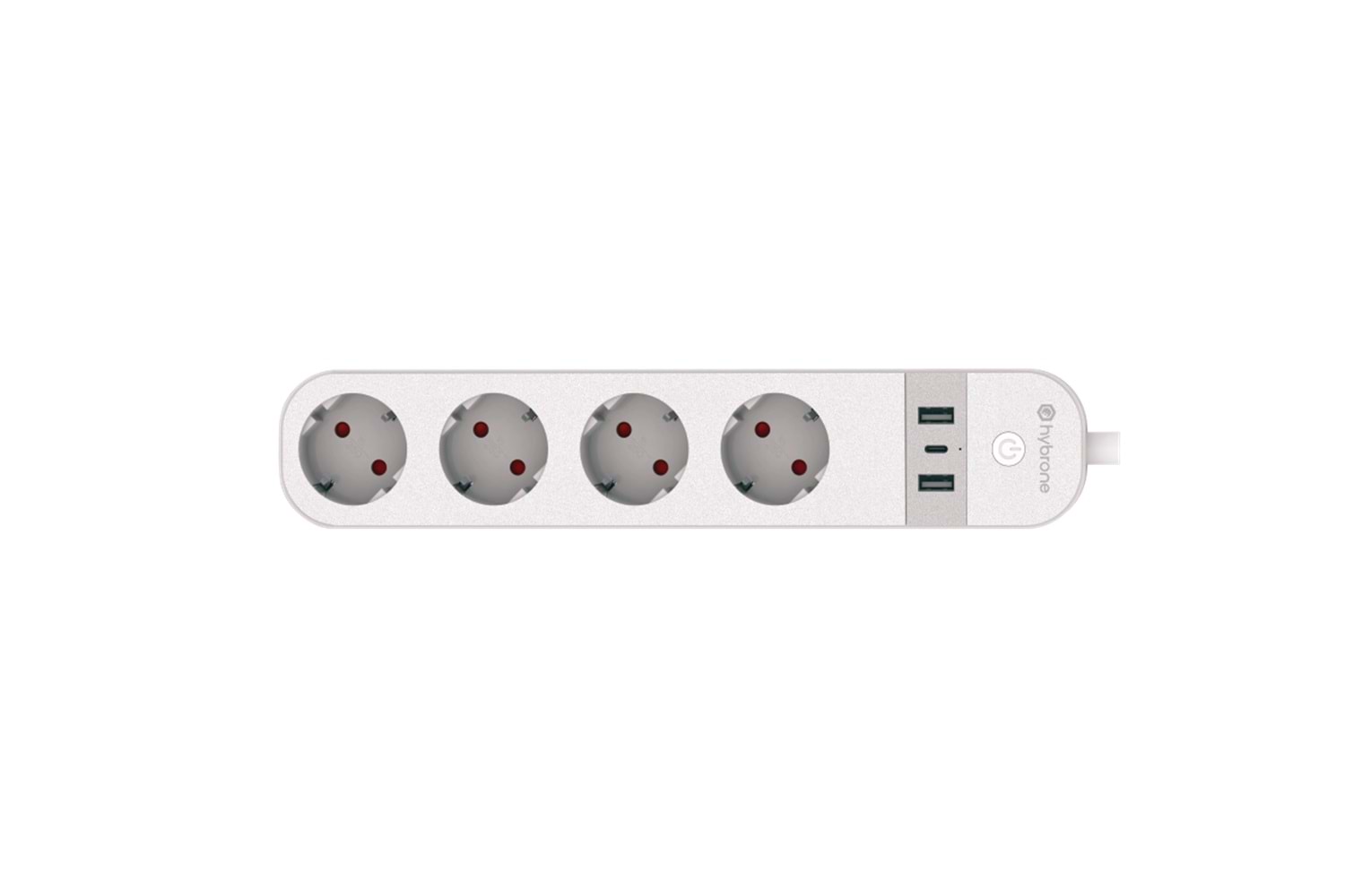 Hybrone HY-PW2051-PU USB'li Dörtlü Akıllı Priz