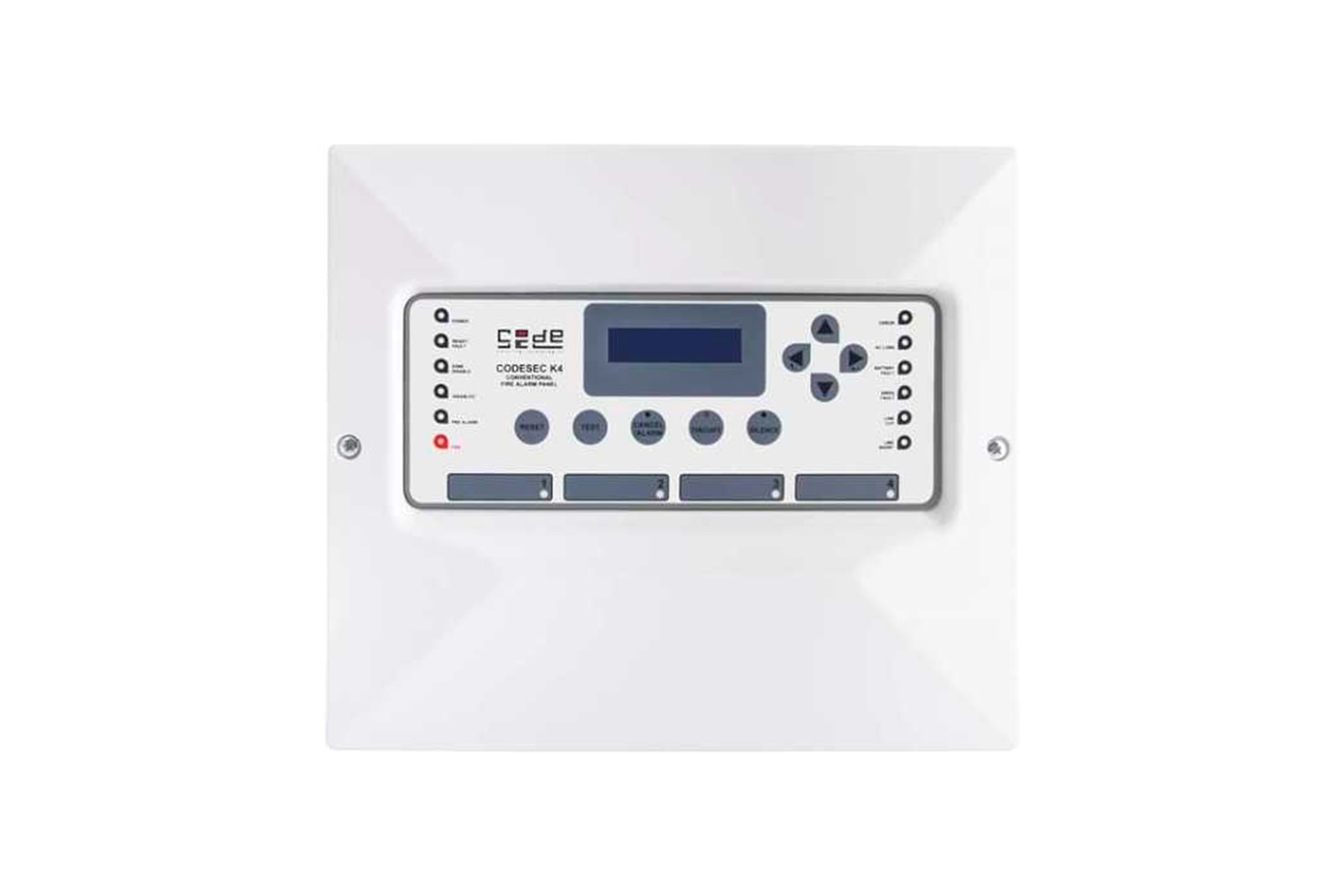 Codesec K4 4 Bölgeli Konvasiyonel Yangın Paneli