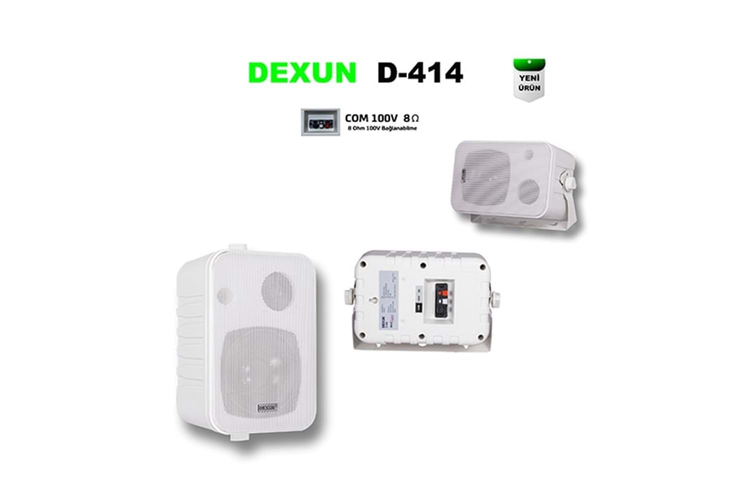 Dexun D-414T Beyaz Sütun Hoparlör