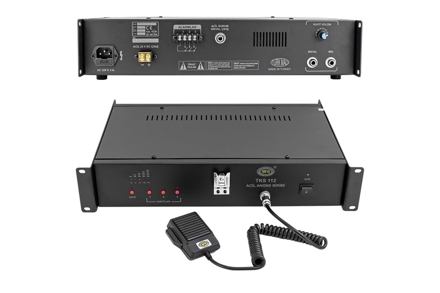 Westsound Tks-112 Acil Anons ve Mesaj Kayıt Ünitesi
