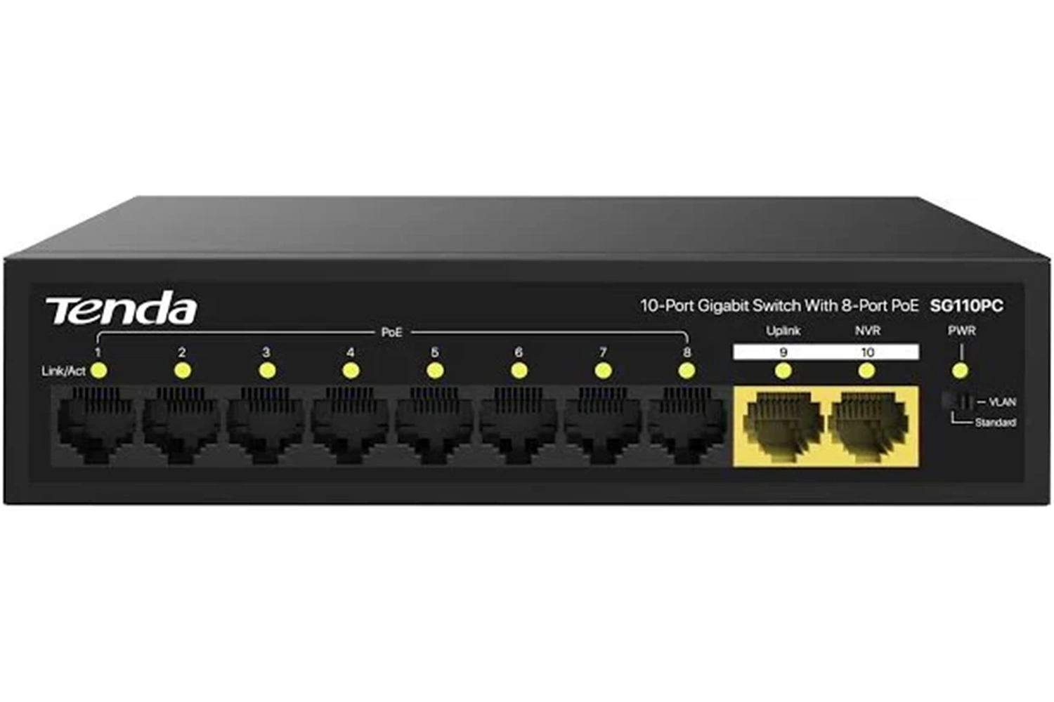 Tenda S110GPC 8+2 Gigabit Poe Switch