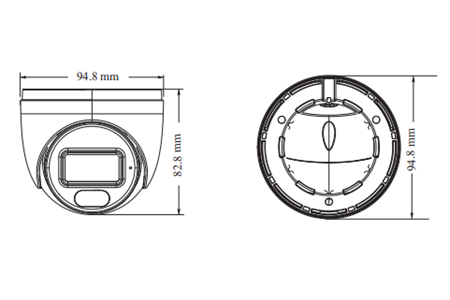 Idex Pro ID-9520S4L-D 2MP Dual Light Dahili Sesli Ip Dome Kamera