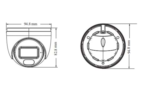 Idex Pro ID-9520S4L-D 2MP Dual Light Dahili Sesli Ip Dome Kamera