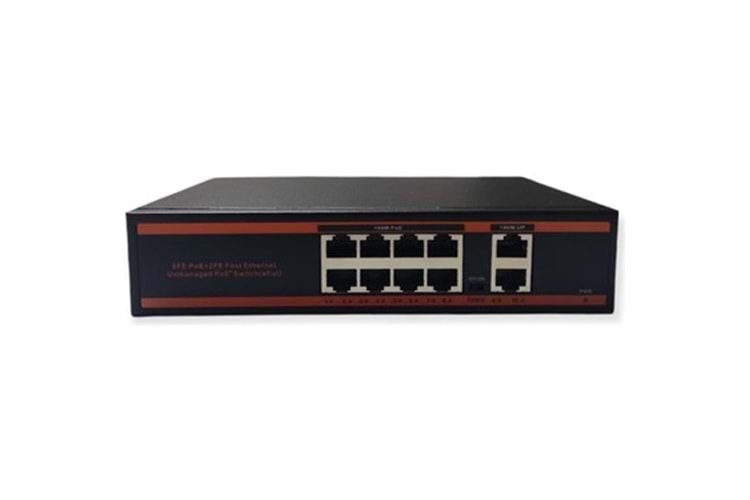 PG 1108PLS 8+2 Megabit Poe Switch