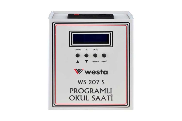 Westa WS 207s-Usb Girişli Akıllı Okul Saati