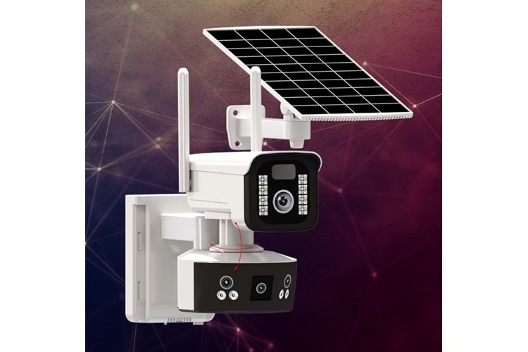 O-KAM-3920 3MP+3MP 4G Solar Camera