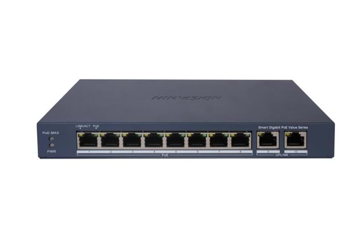 Hikvision Ds-3E1510P-EI/M 8 Port Gigabit Poe Switch