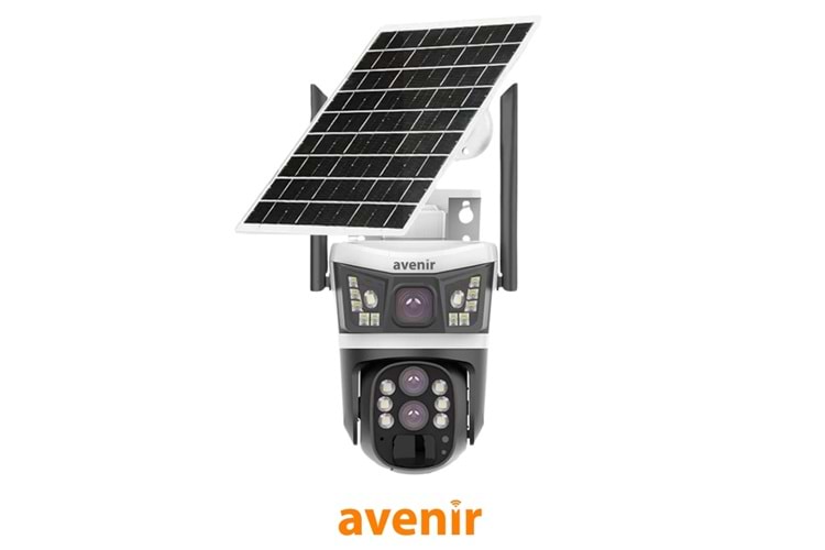 Avenir Av-S432 Solar Ptz 4g Sim Kartlı Kamera