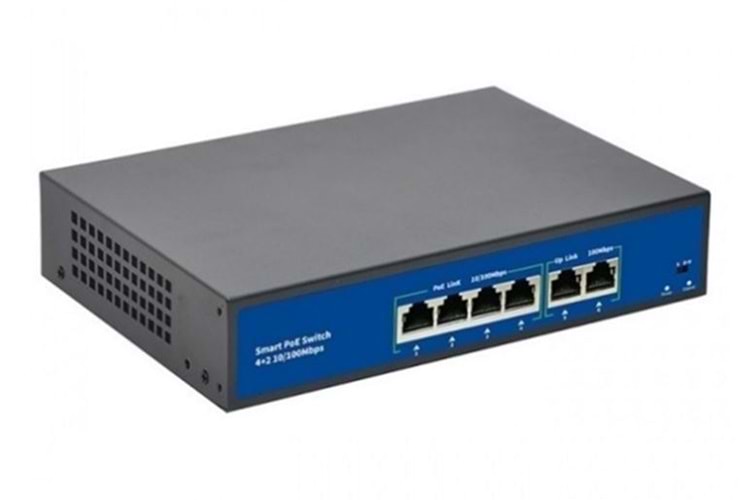 Radem 4+2 Megabit Poe Switch