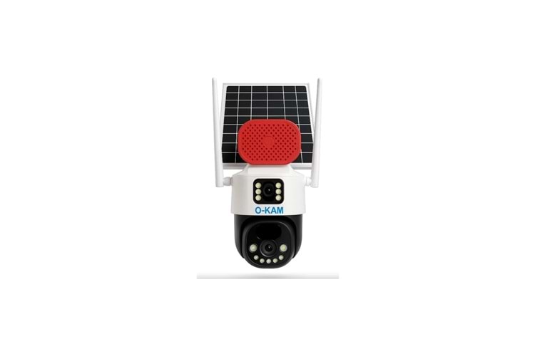 O Kam 7015 5Mp Solar Wifi Ptz Kamera