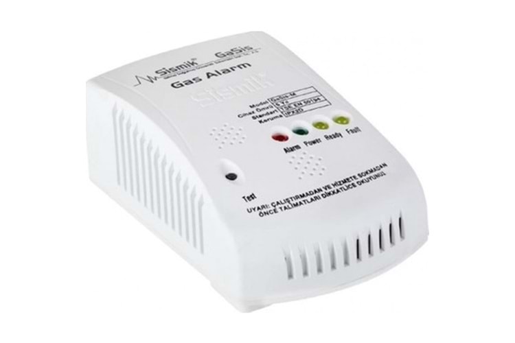 Sismik 12-24V DC Gaz dedektörü