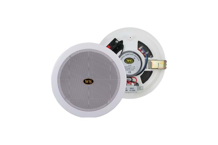 West Sound WS TH-06 Pro Beyaz 16 cm Trafolu Tavan Hoparlör
