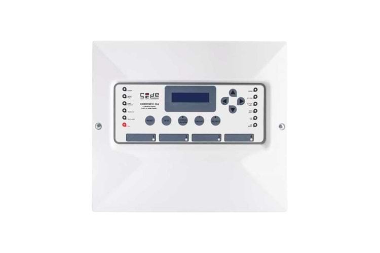 Codesec K4 4 Bölgeli Konvasiyonel Yangın Paneli