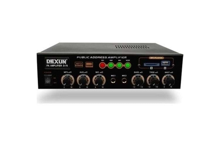 Dexun D-70 70W 100V Amfi Usb
