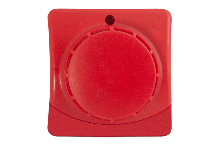 Codesec Sr-280R Flaşörlü Konvansiyonel Dahili Yangın Sireni (Kırmızı)