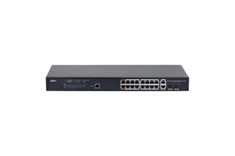 Dahua PFS4218-16GT-230 18 Port Gigabit PoE'li Yönetilebilir Switch