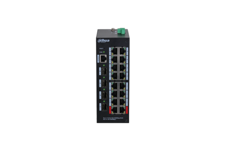 Dahua HS4420-16GT-190 16 Port Yönetilebilir PoE'li Switch