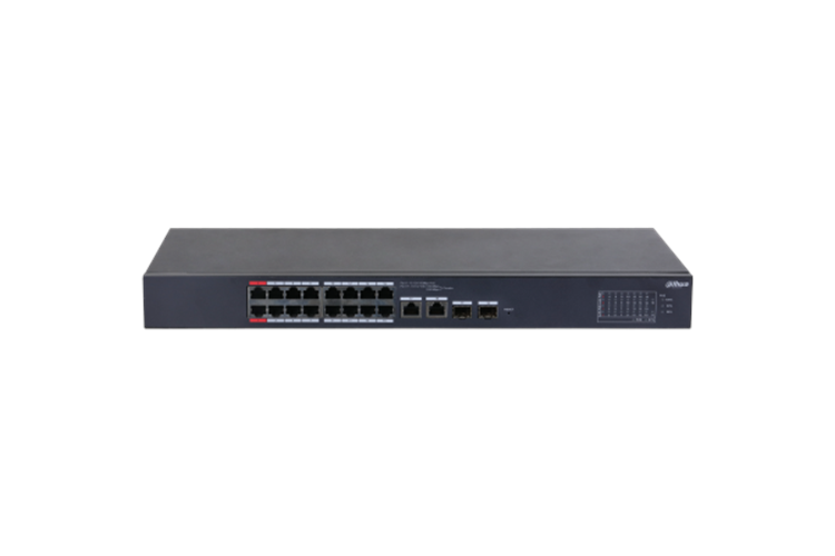 Dahua CS4218-16ET-240 18-Port Bulut Yönetimli 16 Port PoE'li Switch