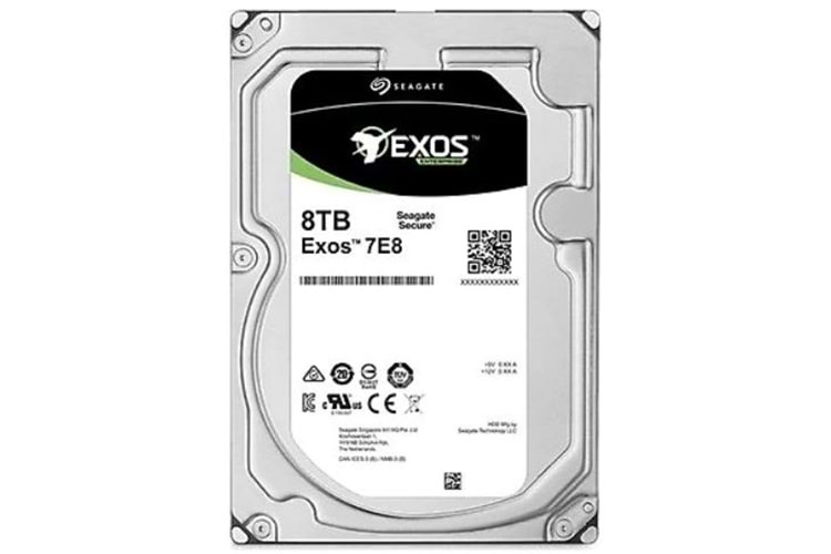 8 TB SEAGATE EXOS 7/24 GÜVENLİK DİSKİ P.İ