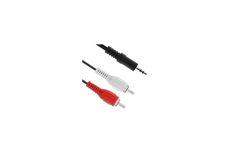 PowerMaster 2rca Erkek 3.5mm Stereo Erkek 1.5m Kablo