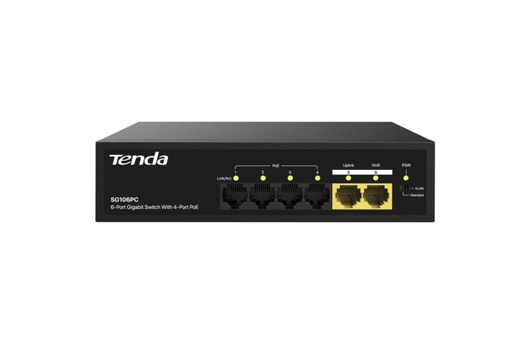 Tenda S106PC 4+2 Megabit Poe Switch
