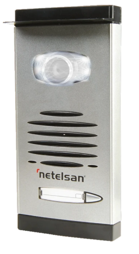 Netelsan Kameralı Analog Zil Paneli 1 Butonlu