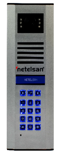 Netelsan X Small Kameralı Digital Tuşlu Zil Paneli