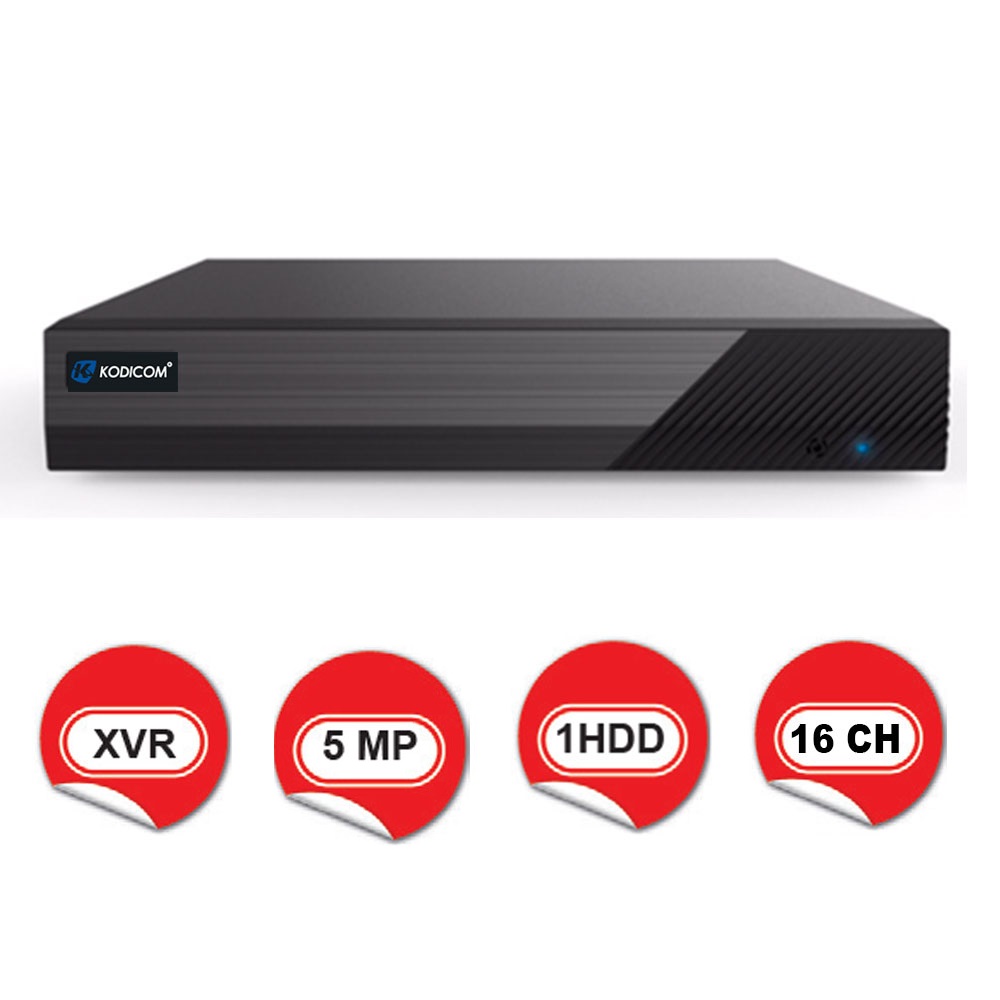 Kodicom 2116TS-HC 16 Kanal 5MP Xvr Kayıt Cihazı