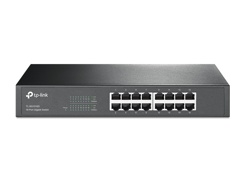 Tp Link SG1016D Rackmount Gigabit Switch