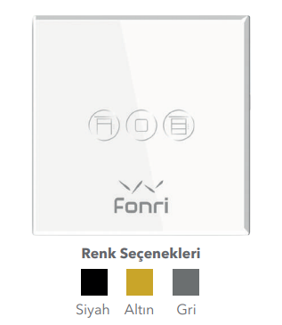 Fonri Wifi Akıllı Perde Panjur Anahtarı