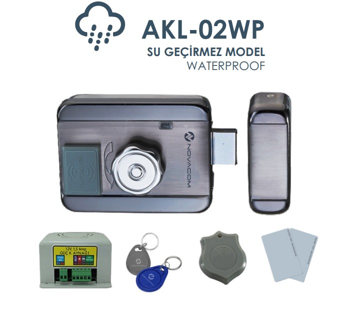 Novacom AKL-02WP Akıllı Kapı Kilidi