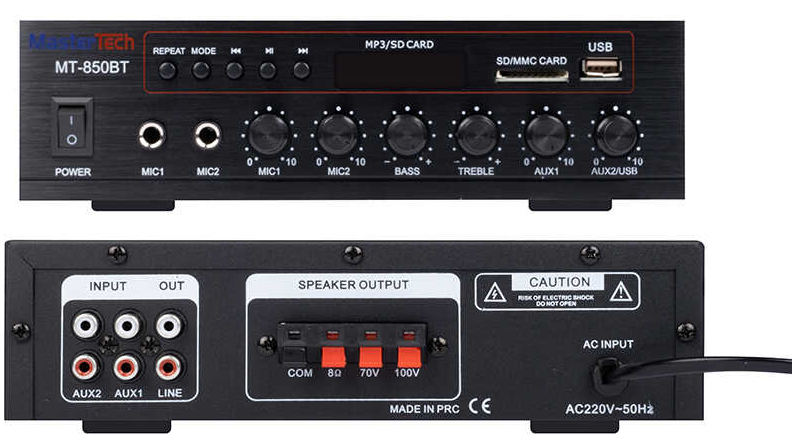 Mastertech MT-805BT Mixing Amfi