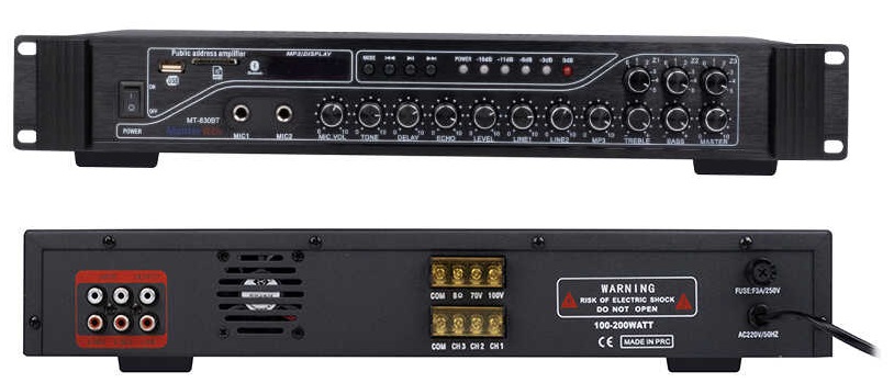 Mastertech MT-830BT Mixer Amfi