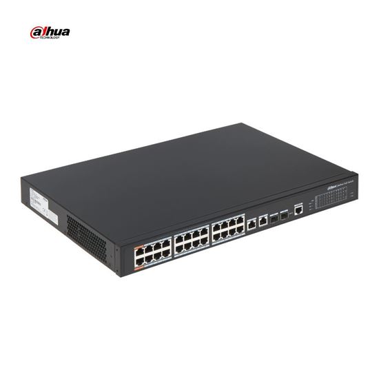 Dahua PFS3226-24ET-240 24 Port Yönetilmeyen Akıllı PoE Switch