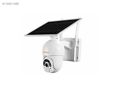 Avenir AV-S410 4G Sim Kartlı Güneş Enerjili Solar Panelli 360° Hareketli Kamera