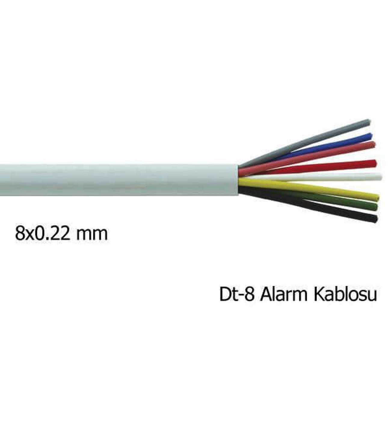 Onli 8X0,22 DT-8 Alarm Kablosu