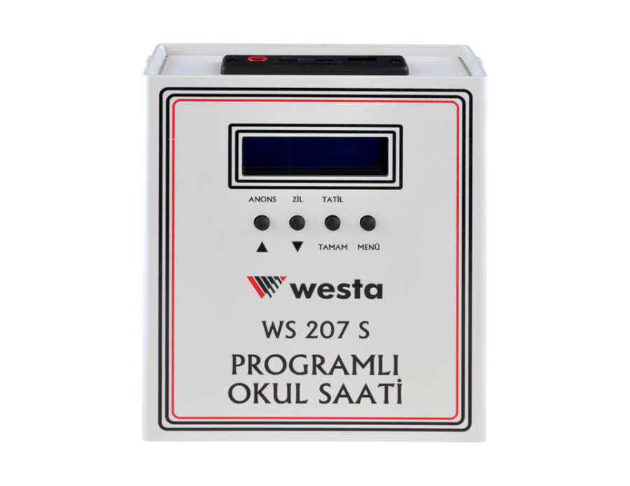 Westa WS 207s-Usb Girişli Akıllı Okul Saati