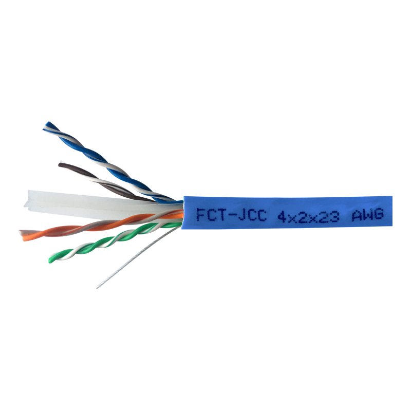 Ülkü 23 Awg Bakır Cat6 Mavi İç Ortam Kablo